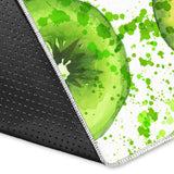 Watercolor Kiwi Pattern Area Rug