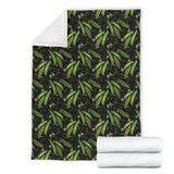 Green Peas Pattern Print Design 02 Premium Blanket