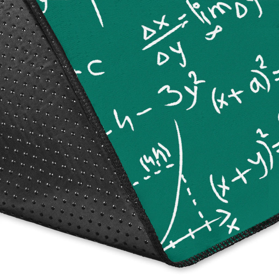 Math Pattern Print Design 01 Area Rug