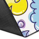 Duck Toy Pattern Print Design 01 Area Rug