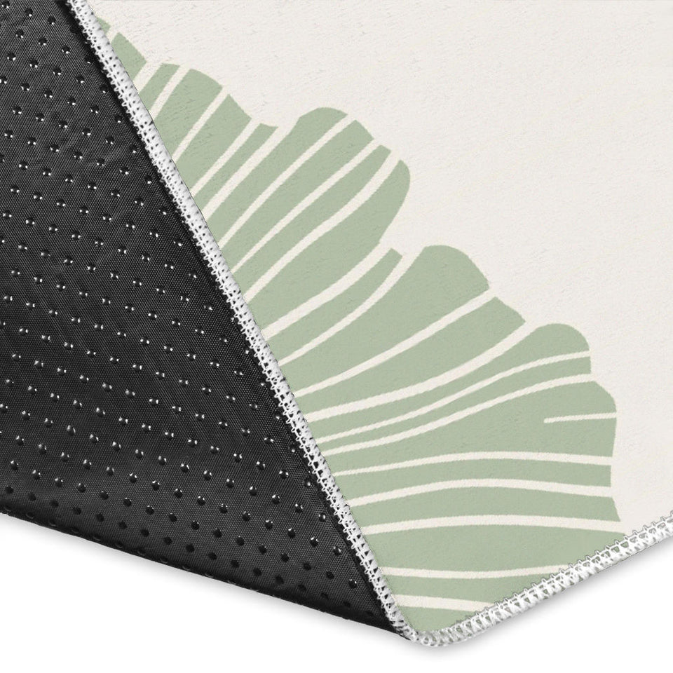 Ginkgo Leaves Pattern Area Rug