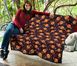 Hamburger Pattern Print Design 05 Premium Quilt