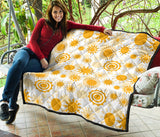 Sun Design Pattern Premium Quilt