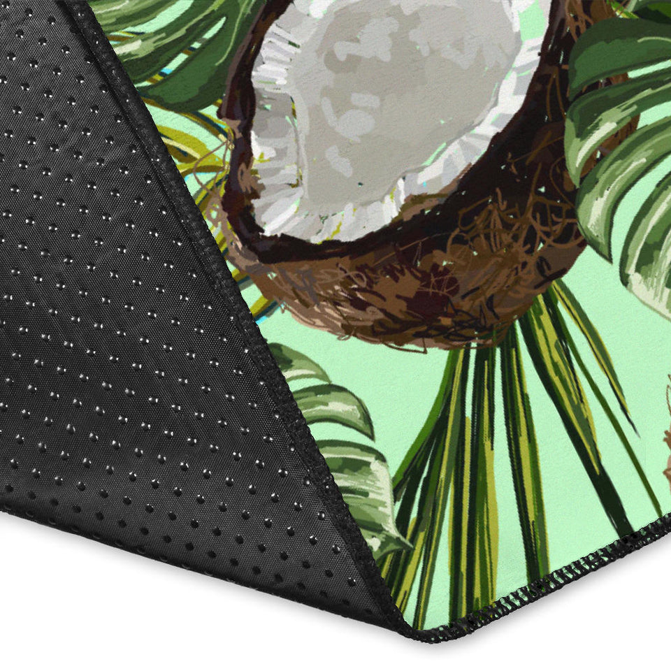 Coconut Pattern Print Design 02 Area Rug