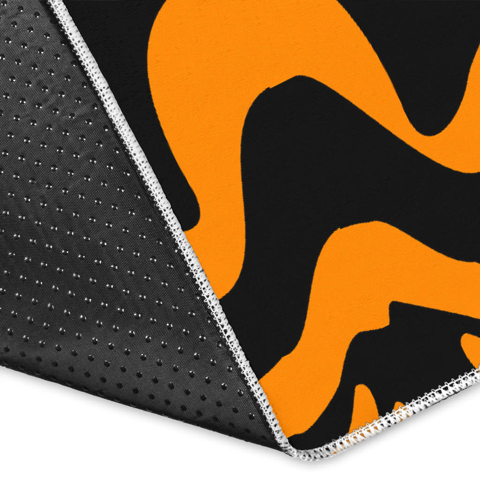 Bengal Tigers Skin Print Pattern Area Rug