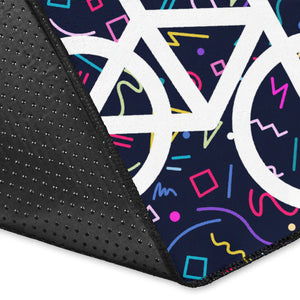 Bicycle Pattern Print Design 03 Area Rug