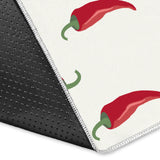 Chili Peppers Pattern Area Rug