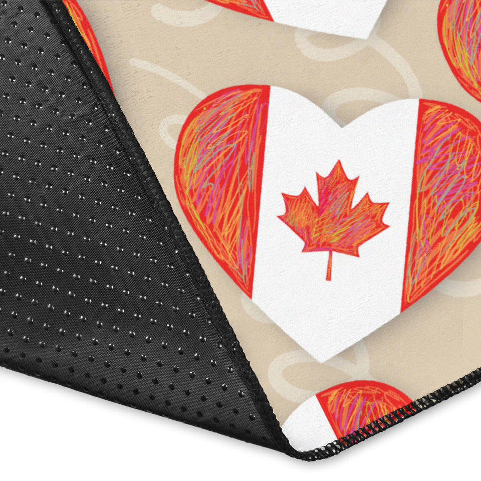 Canada Pattern Print Design 01 Area Rug