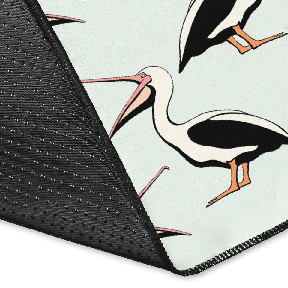 Pelican Pattern Print Design 02 Area Rug