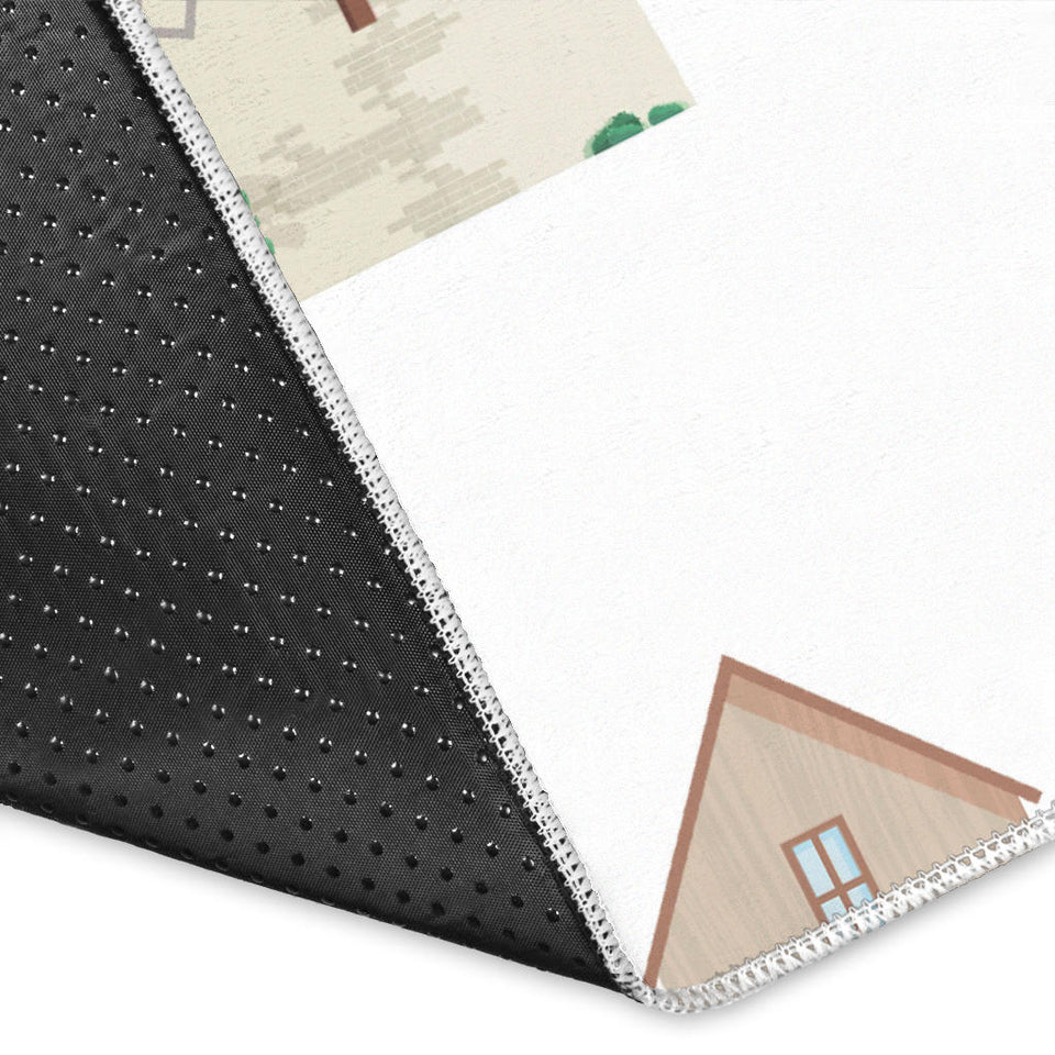 Windmill Design Pattern Area Rug