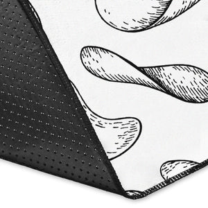 Potato Chips Pattern Print Design 04 Area Rug