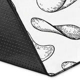 Potato Chips Pattern Print Design 04 Area Rug