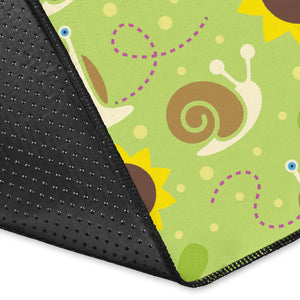 Snail Pattern Print Design 01 Area Rug