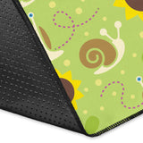 Snail Pattern Print Design 01 Area Rug
