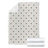 Dog Paws Pattern Print Design 03 Premium Blanket