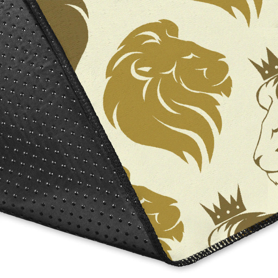 Lion Pattern Print Design 02 Area Rug