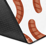 Sausage Pattern Print Design 04 Area Rug