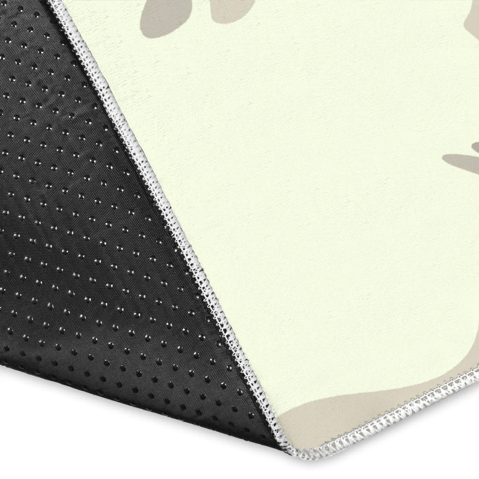 Little Young Goat Pattern Area Rug