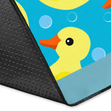 Duck Toy Pattern Print Design 04 Area Rug