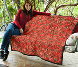 Red Tomato Pattern Premium Quilt