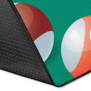 Billiard Ball Pattern Print Design 01 Area Rug