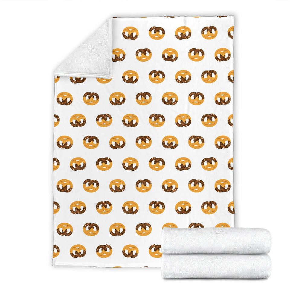 Pretzels Pattern Print Design 02 Premium Blanket