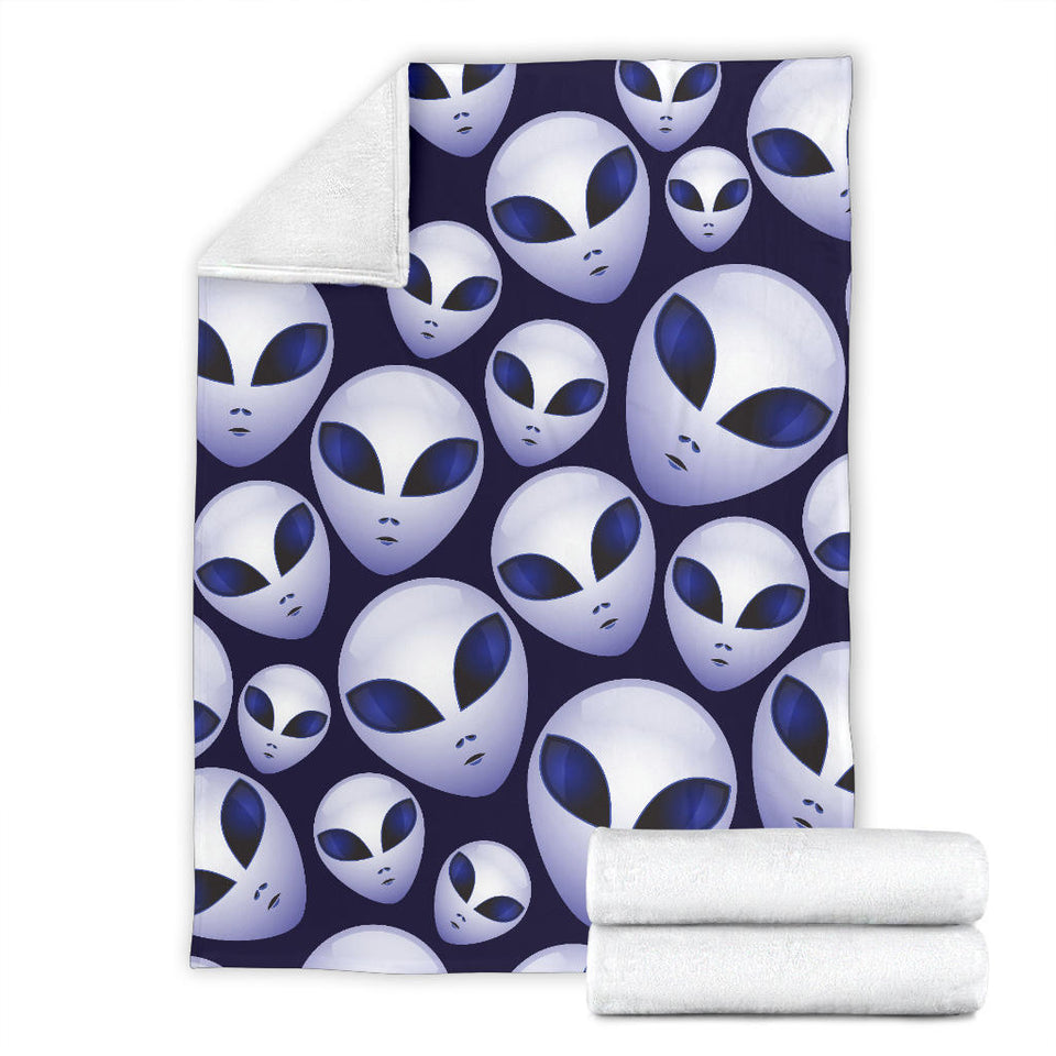 Alien Pattern Print Design 01 Premium Blanket