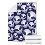 Alien Pattern Print Design 01 Premium Blanket