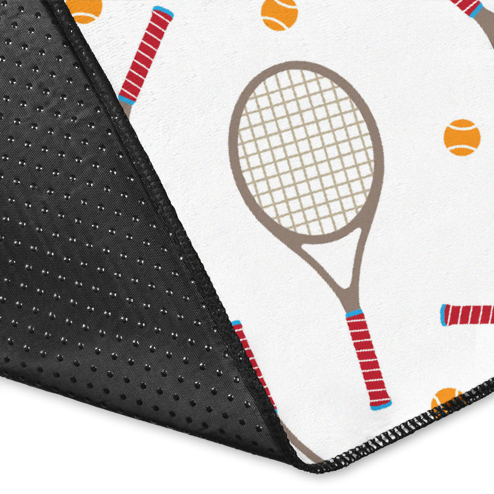 Tennis Pattern Print Design 04 Area Rug