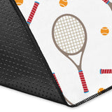 Tennis Pattern Print Design 04 Area Rug