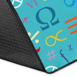 Math Pattern Print Design 02 Area Rug
