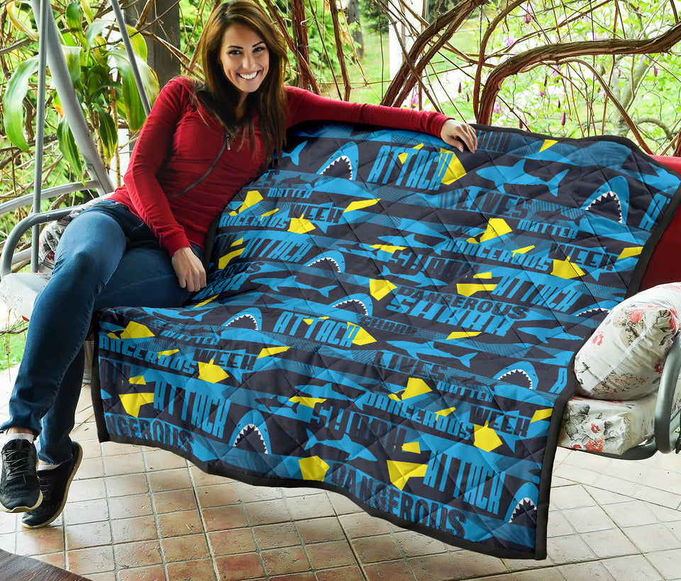 Shark Dangerous Premium Quilt