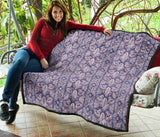 Indian Batik Style Pattern Premium Quilt