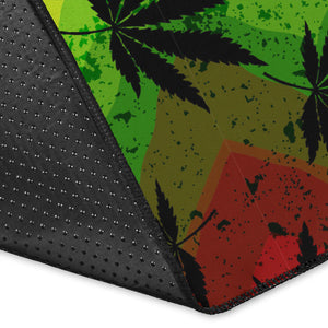Canabis Marijuana Weed Pattern Print Design 03 Area Rug