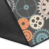 Gear Pattern Print Design 05 Area Rug
