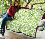 Lime Design Pattern Premium Quilt