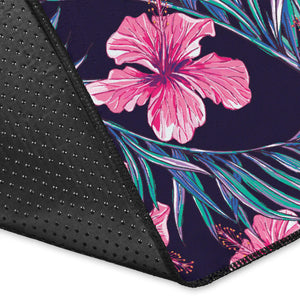 Hibiscus Pattern Print Design 05 Area Rug