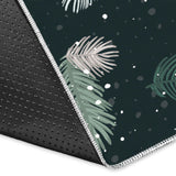 Cute Sloths Sleeping Christmas Ball Santa Hat Pattern Area Rug