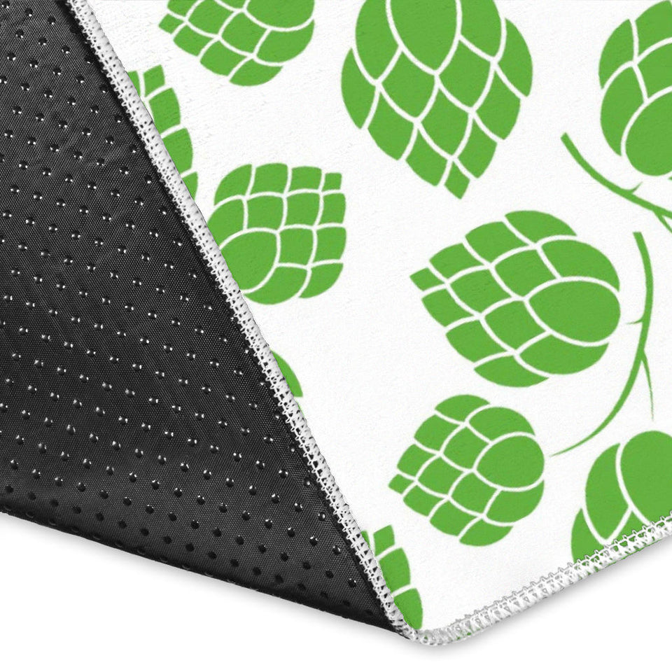 Hop Patternn Background Area Rug