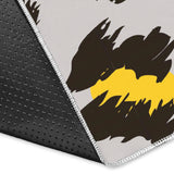 Gray Leopard Print Pattern Area Rug