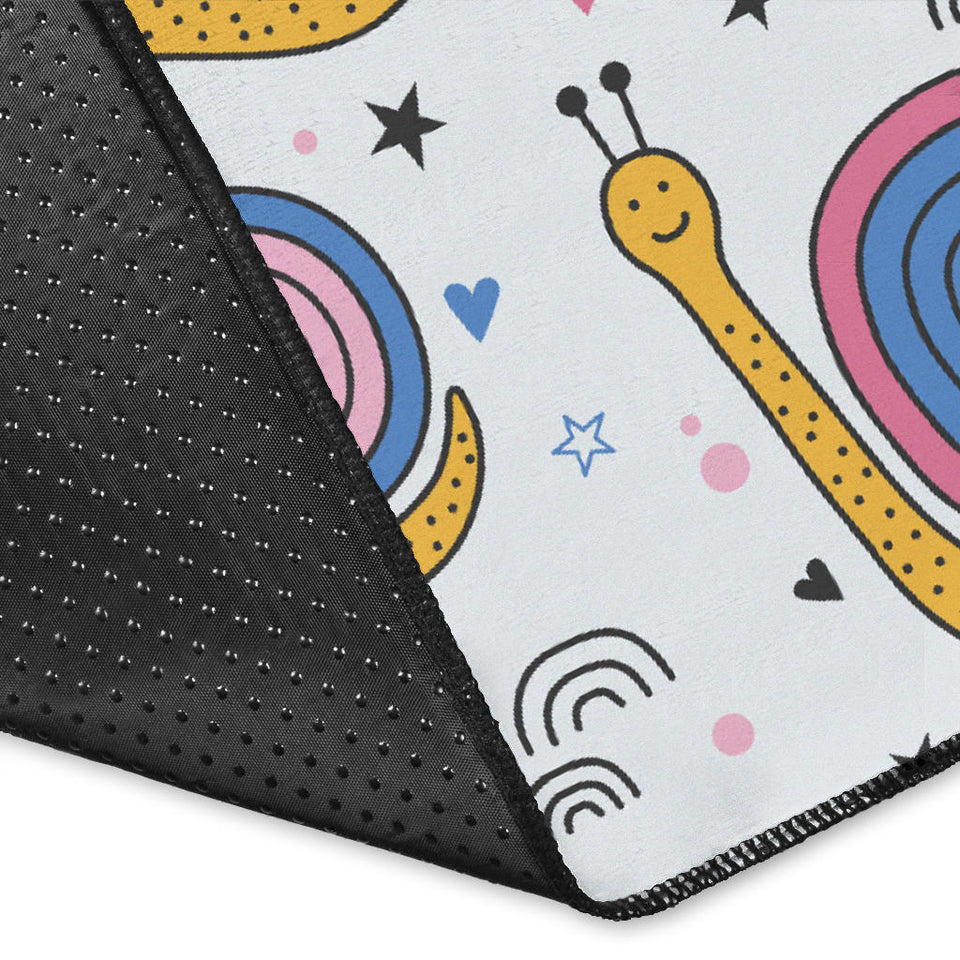 Snail Pattern Print Design 05 Area Rug