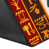 Egypt Hieroglyphics Pattern Print Design 01 Area Rug