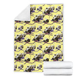 Ostrich Pattern Print Design 04 Premium Blanket