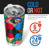 French Fries Red Paper Box Pattern Tumbler