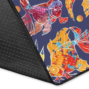 Goldfish Pattern Print Design 05 Area Rug