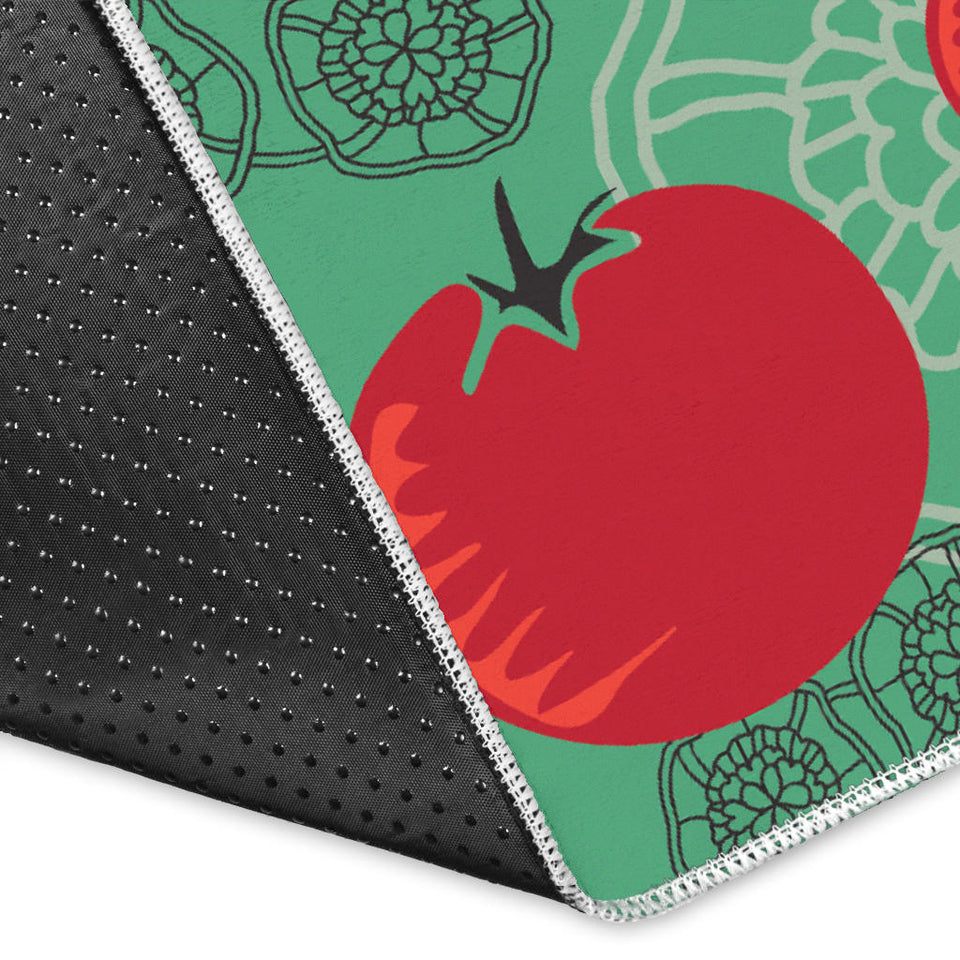 Tomato Design Pattern Area Rug
