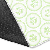 Cucumber Pattern Background Area Rug