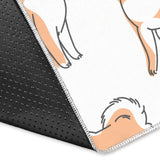 Shiba Inu Dog Pattern Area Rug