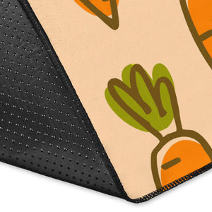Carrot Pattern Print Design 04 Area Rug