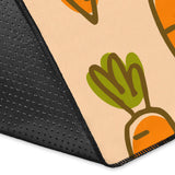 Carrot Pattern Print Design 04 Area Rug